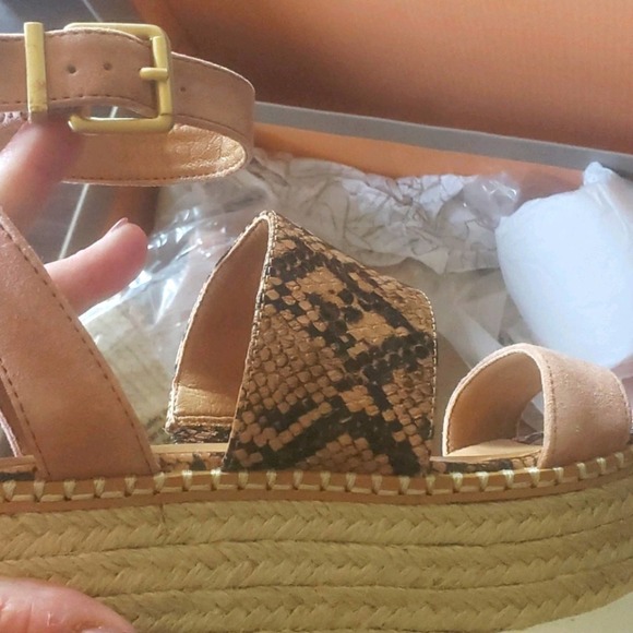 NEW! CROWN VINTAGE Daylen Espradrille Platform Sandals 6. - Picture 8 of 11